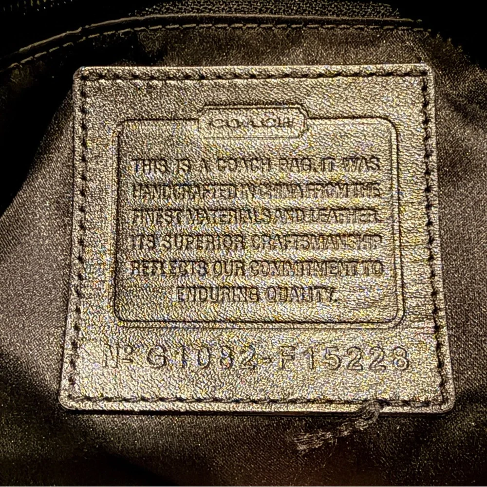 Coach Black and Red Plaid Shoulder Bag - Picture 5 of 9